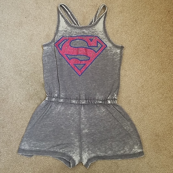 Superman Other - Superman distressed romper